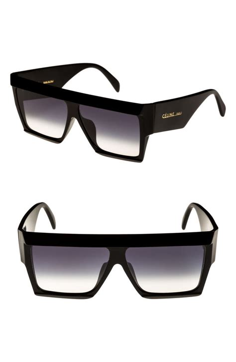 celine dion sunglasses nordstrom|Celine 60mm flat top sunglasses.